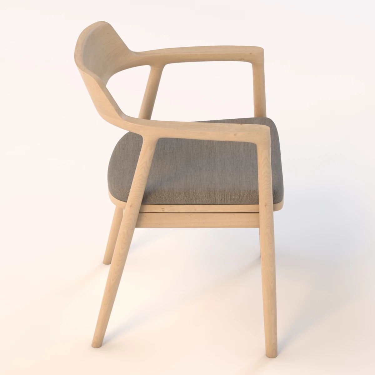 Hiroshima Lounge Chair 3D Model_03