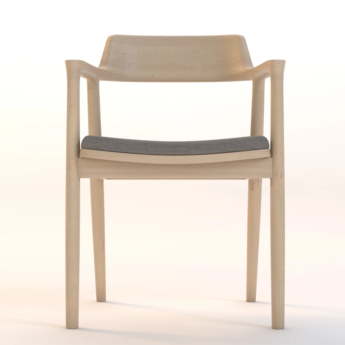 Hiroshima Lounge Chair 3D Model_08