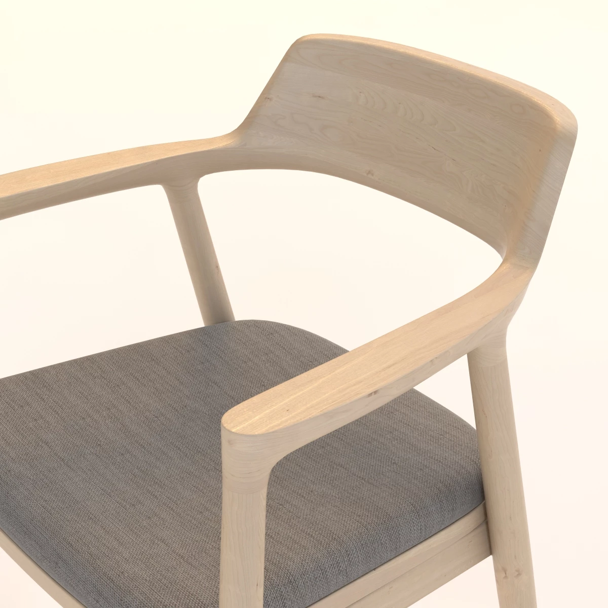 Hiroshima Lounge Chair 3D Model_05