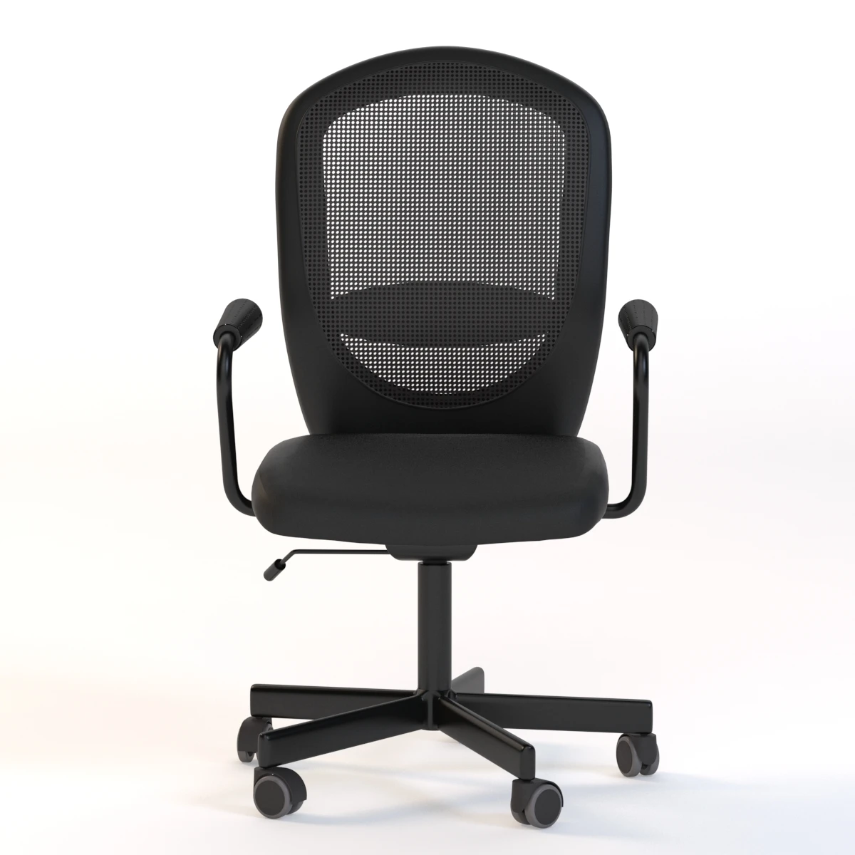 Ikea Flintan Nominell Swivel Chair With Armrests 3D Model_05