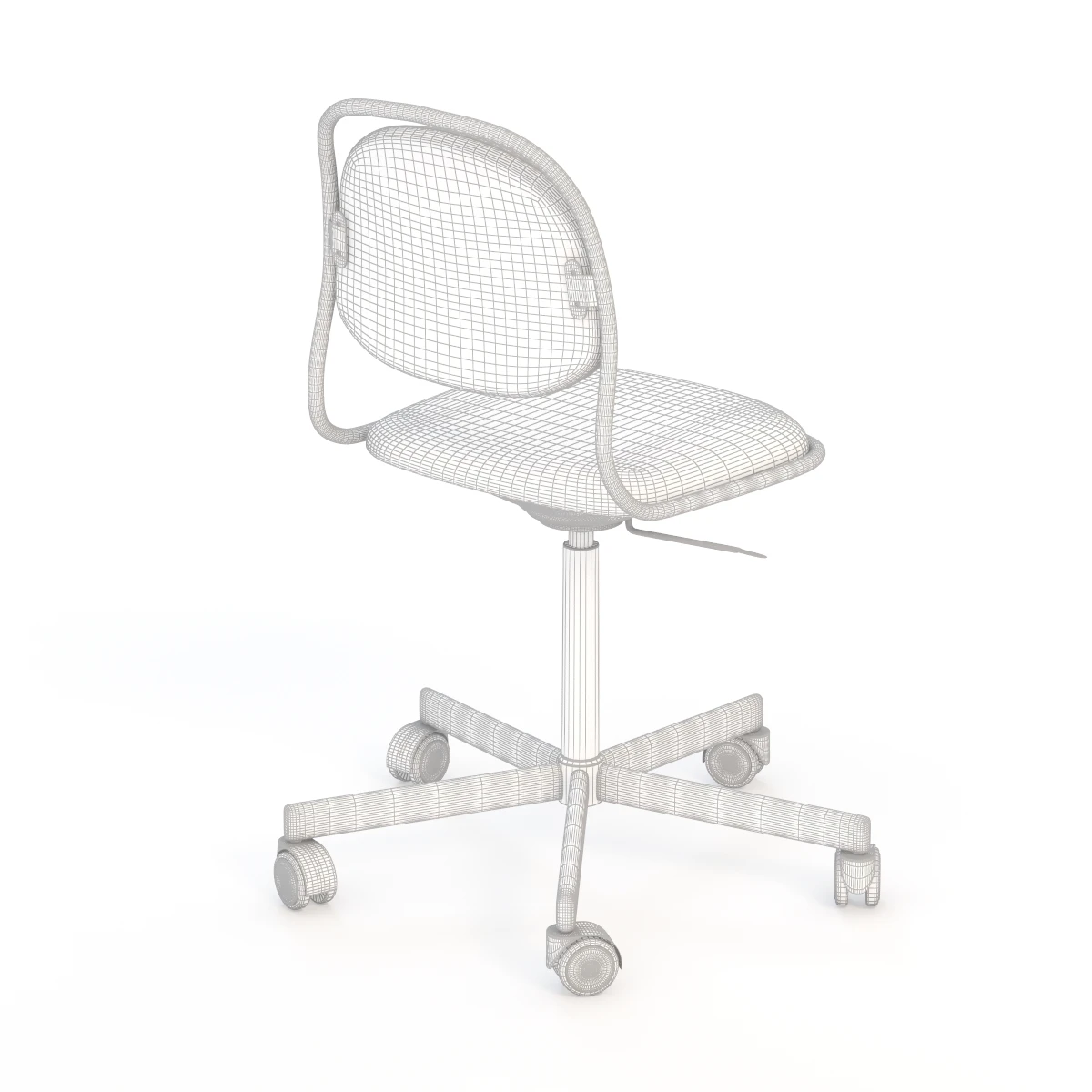 Ikea Rfjall Swivel Chair 3D Model_011