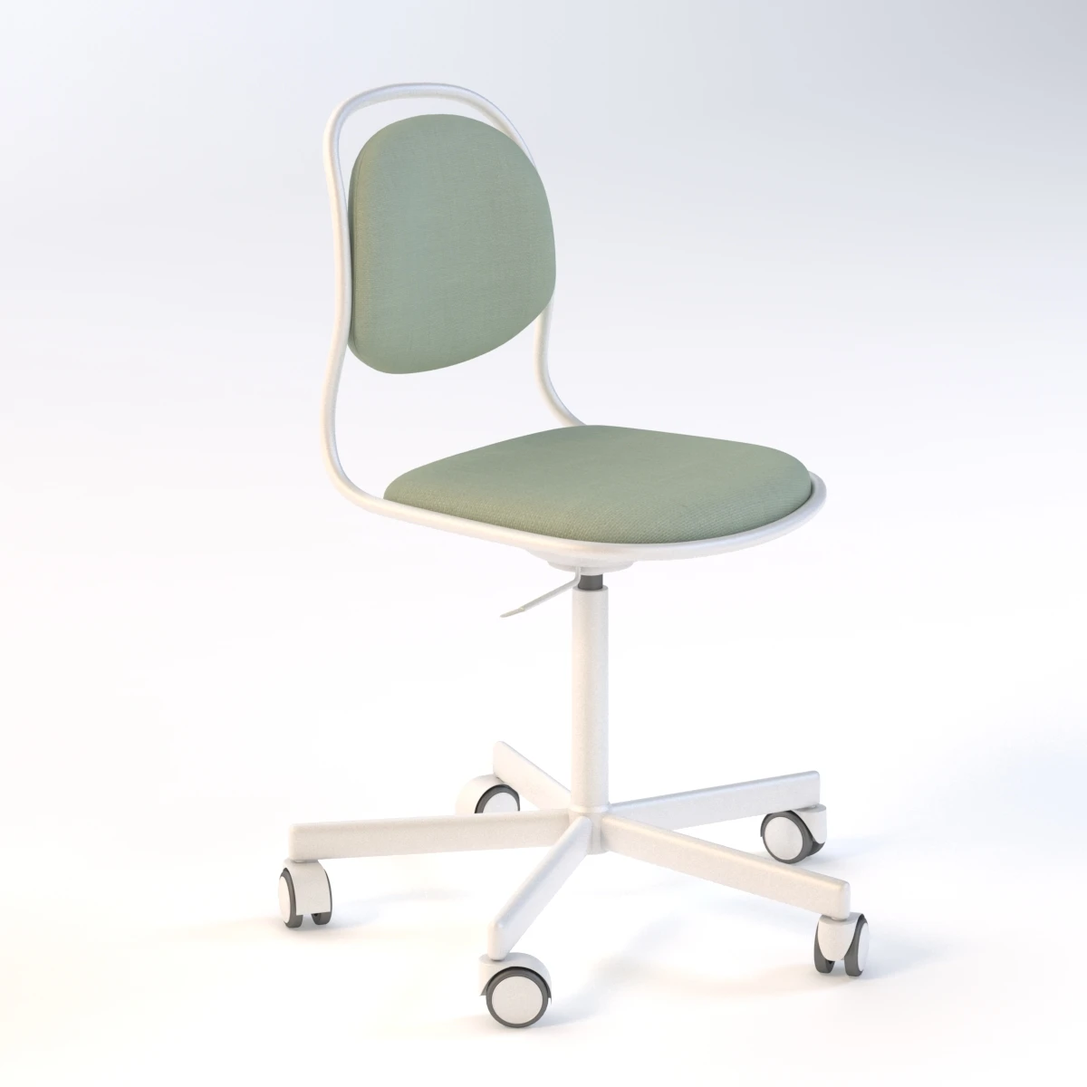 Ikea Rfjall Swivel Chair 3D Model_01
