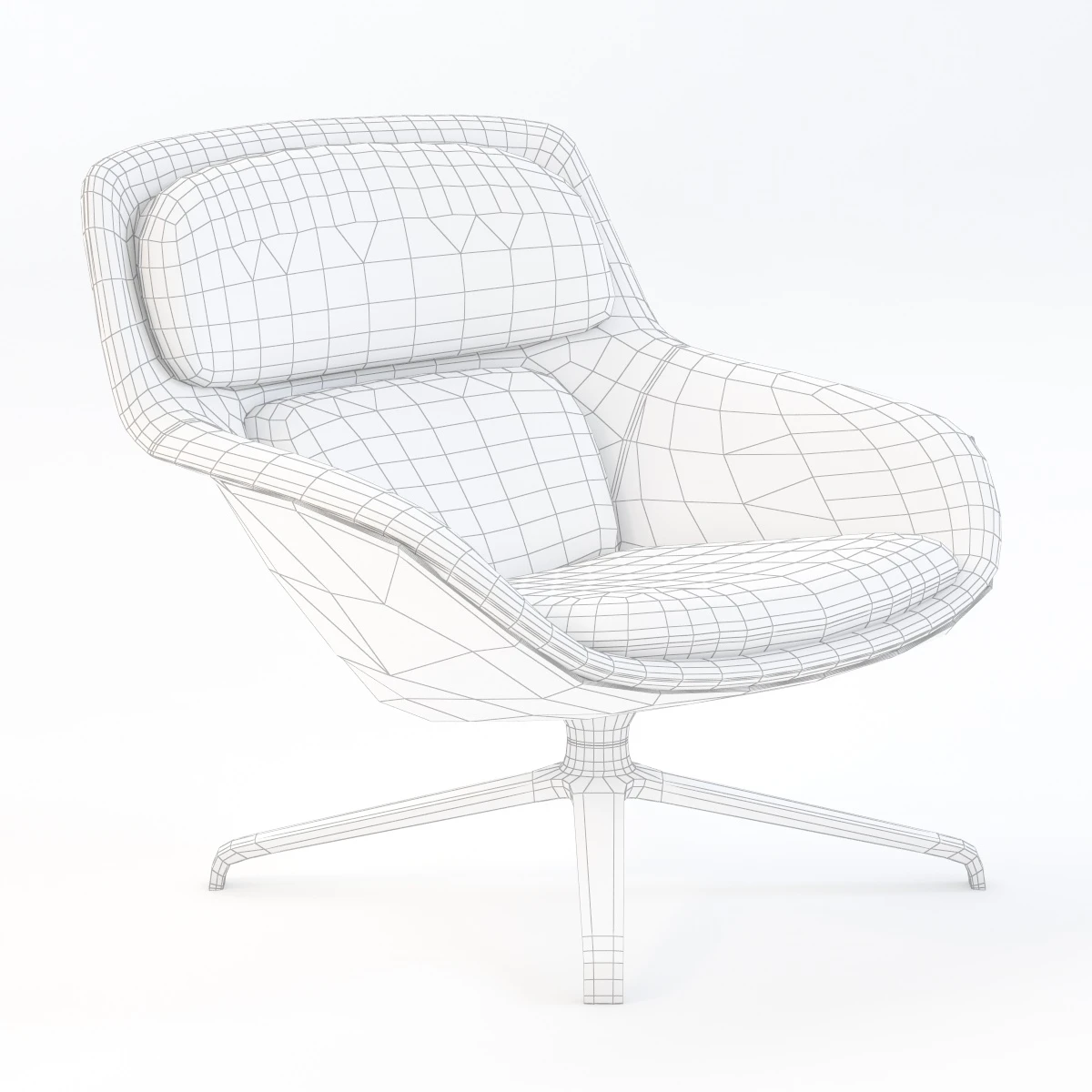 Ikea Striad Low Back Lounge Chair 3D Model_010