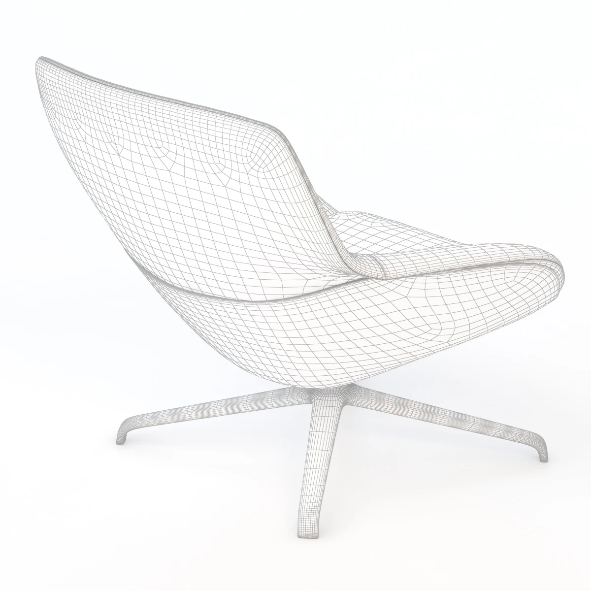 Ikea Striad Low Back Lounge Chair 3D Model_011