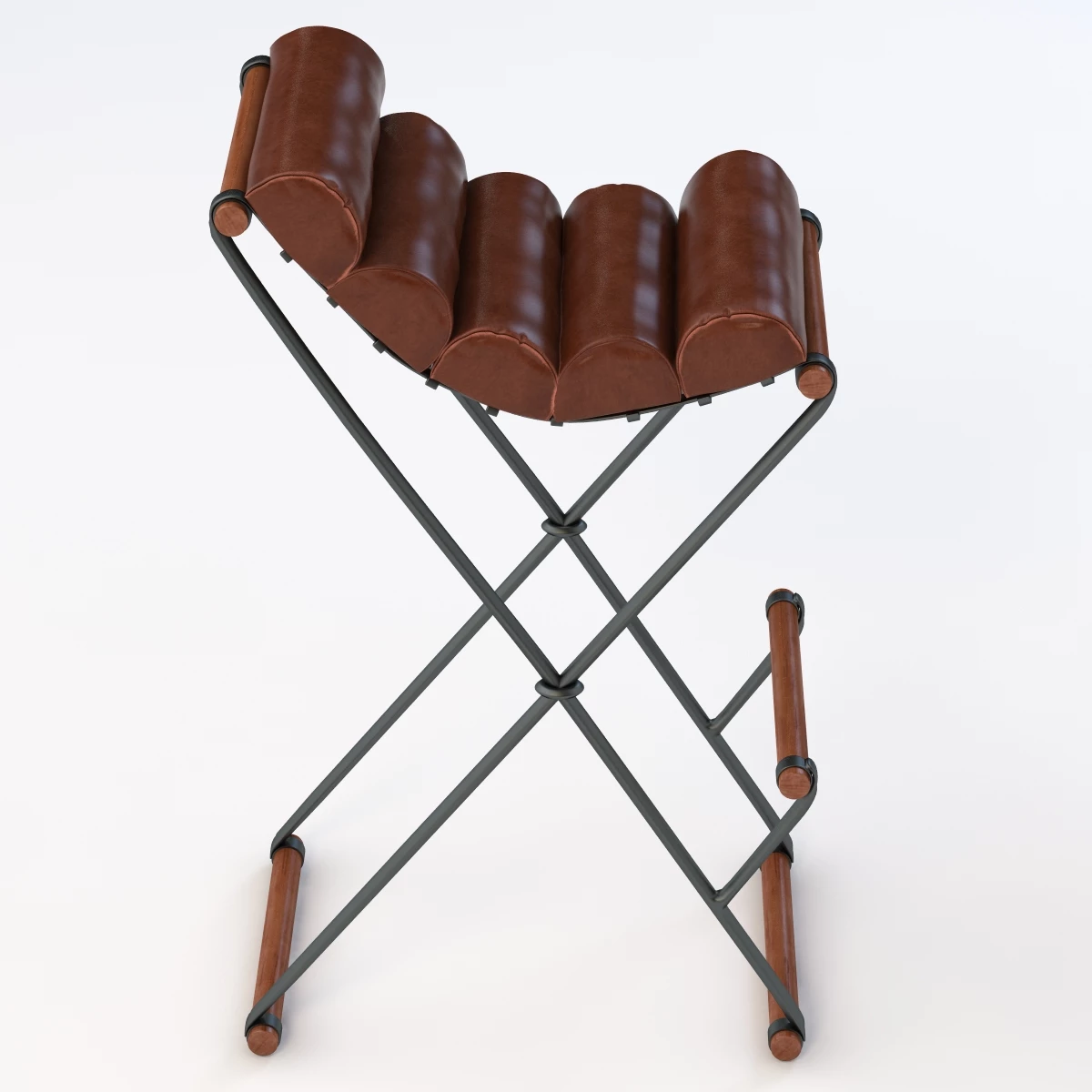 The Iron And Rolled BarStool 3D Model_03
