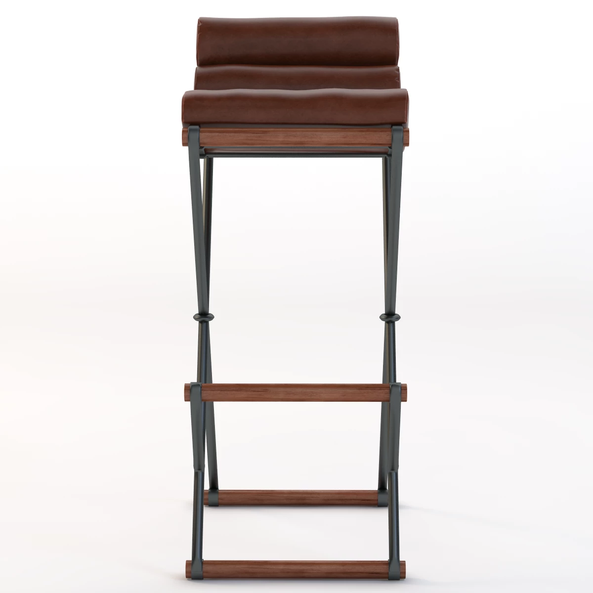 The Iron And Rolled BarStool 3D Model_08