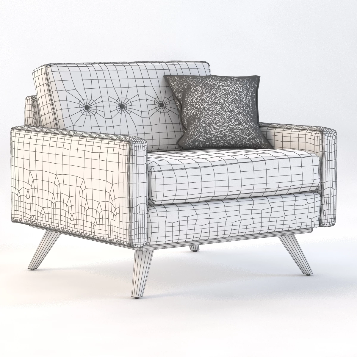 Joybird Hopson Apartment Chair 3D Model_09