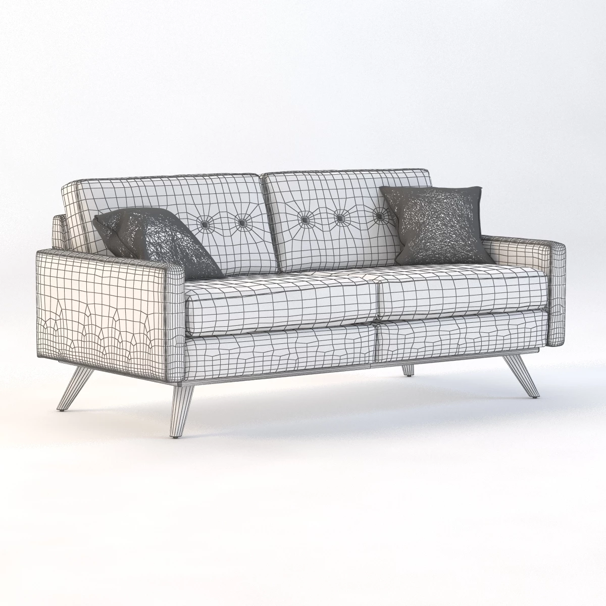 Joybird Hopson Apartment Sofa 2 Seater 3D Model_09