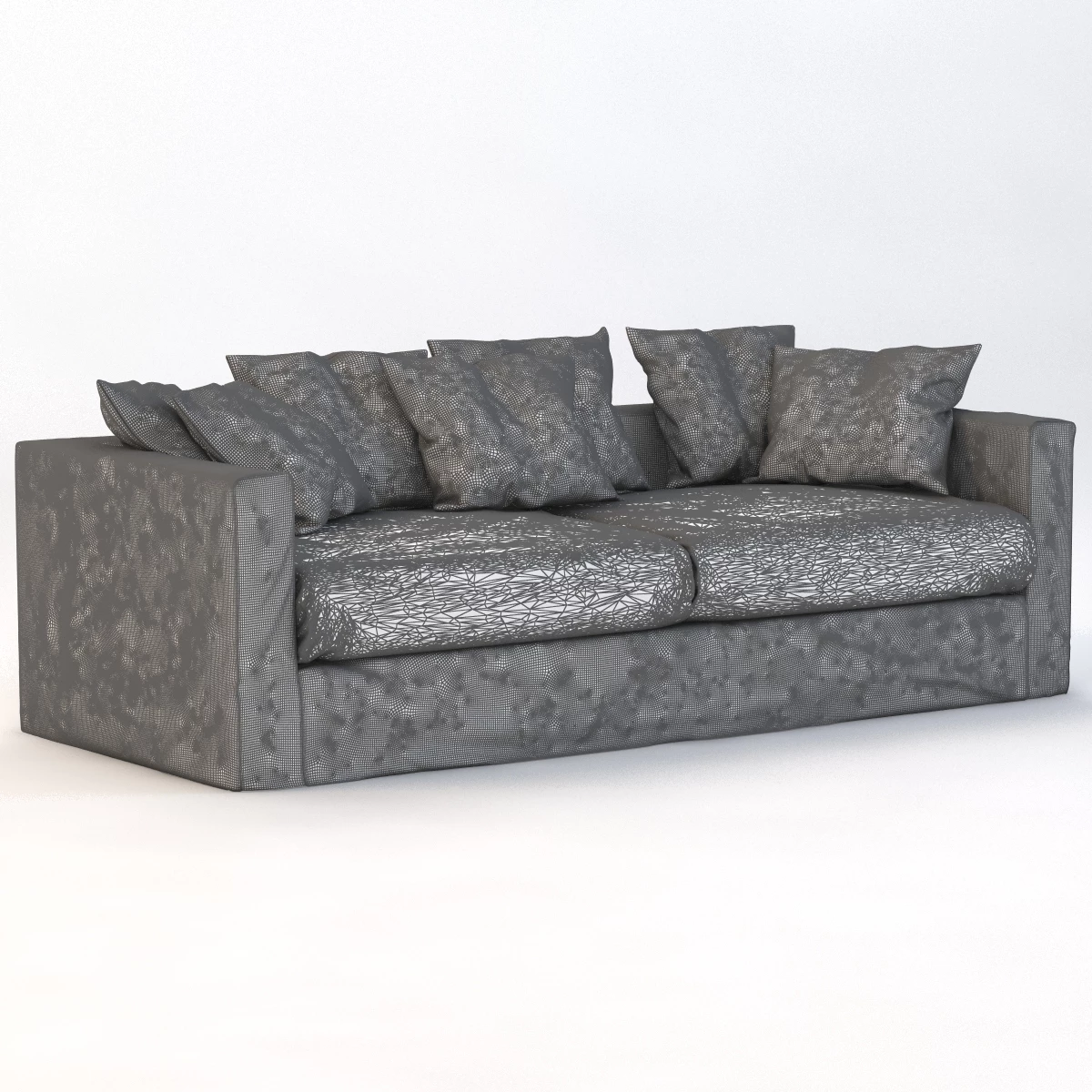 Le Grand Air Sofa White 3D Model_09