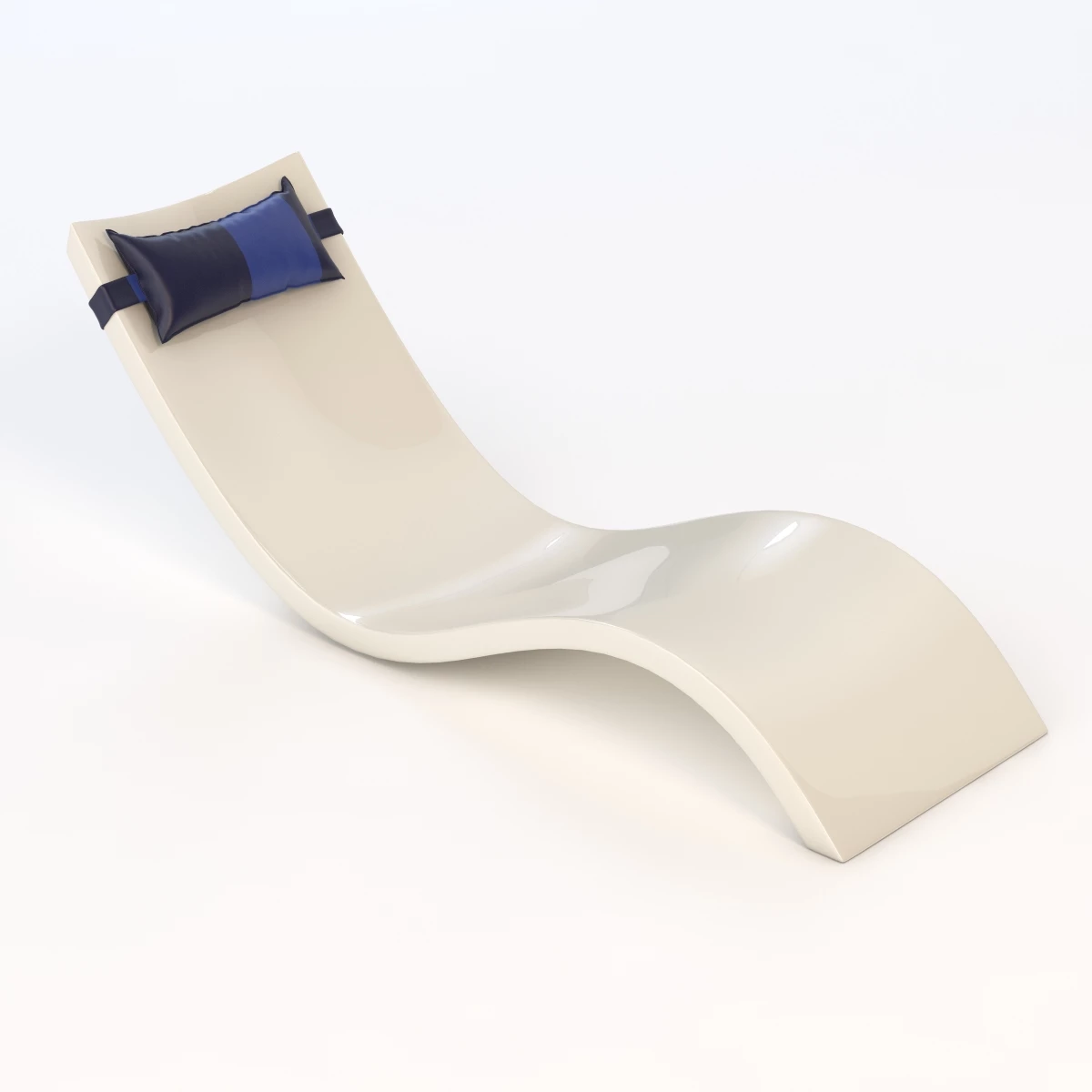 Ledge Lounger Pool Chaise 3D Model_03