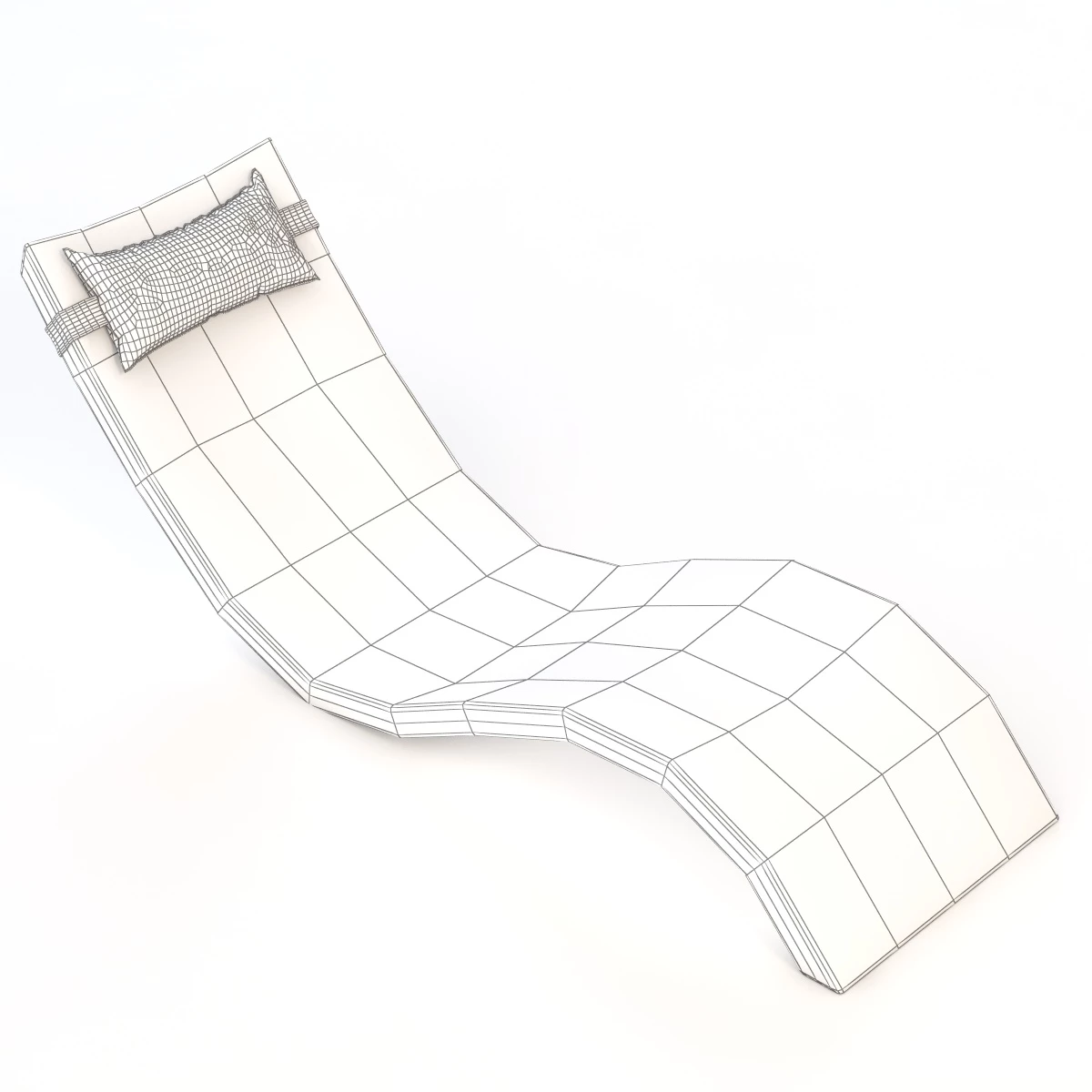 Ledge Lounger Pool Chaise 3D Model_014