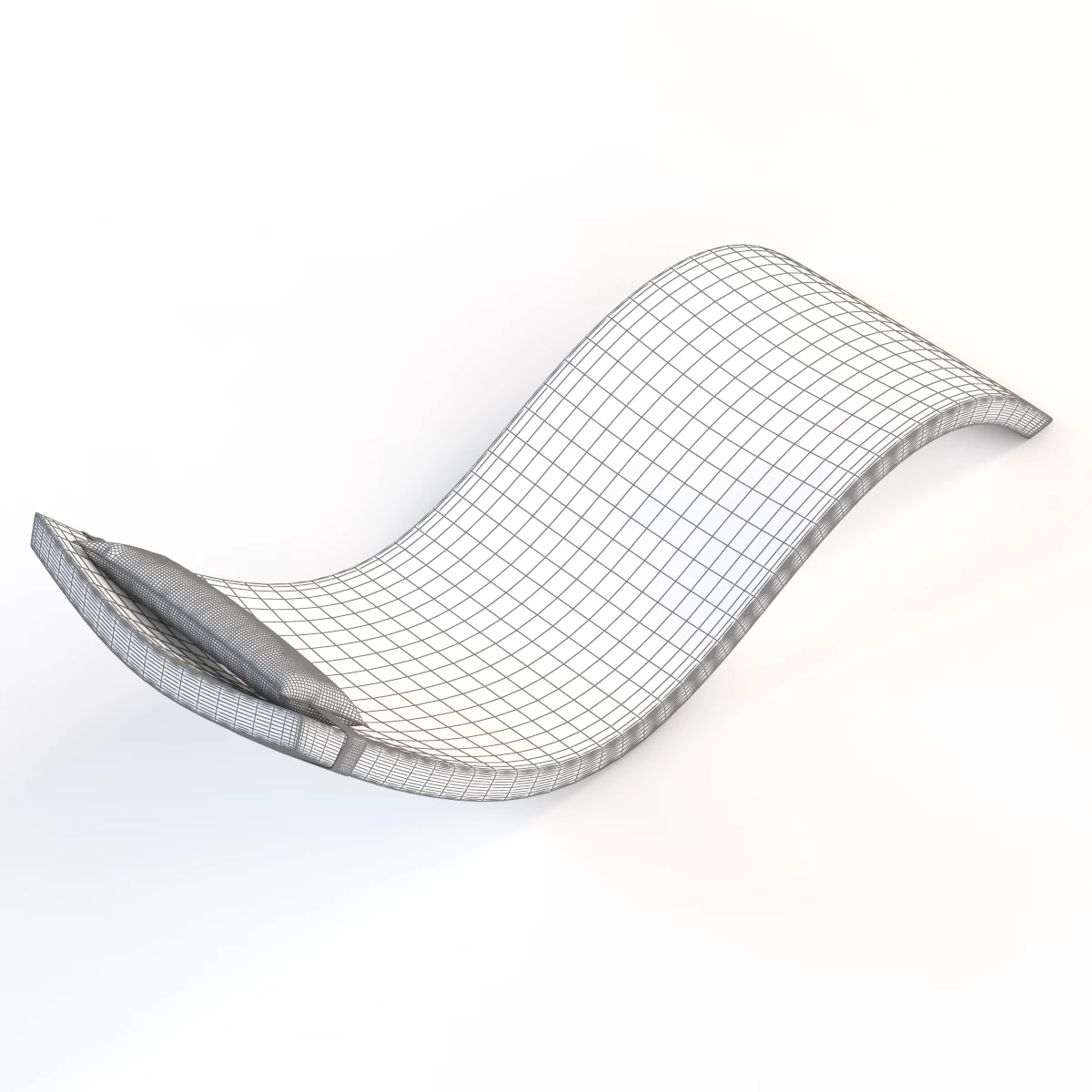 Ledge Lounger Pool Chaise 3D Model_016
