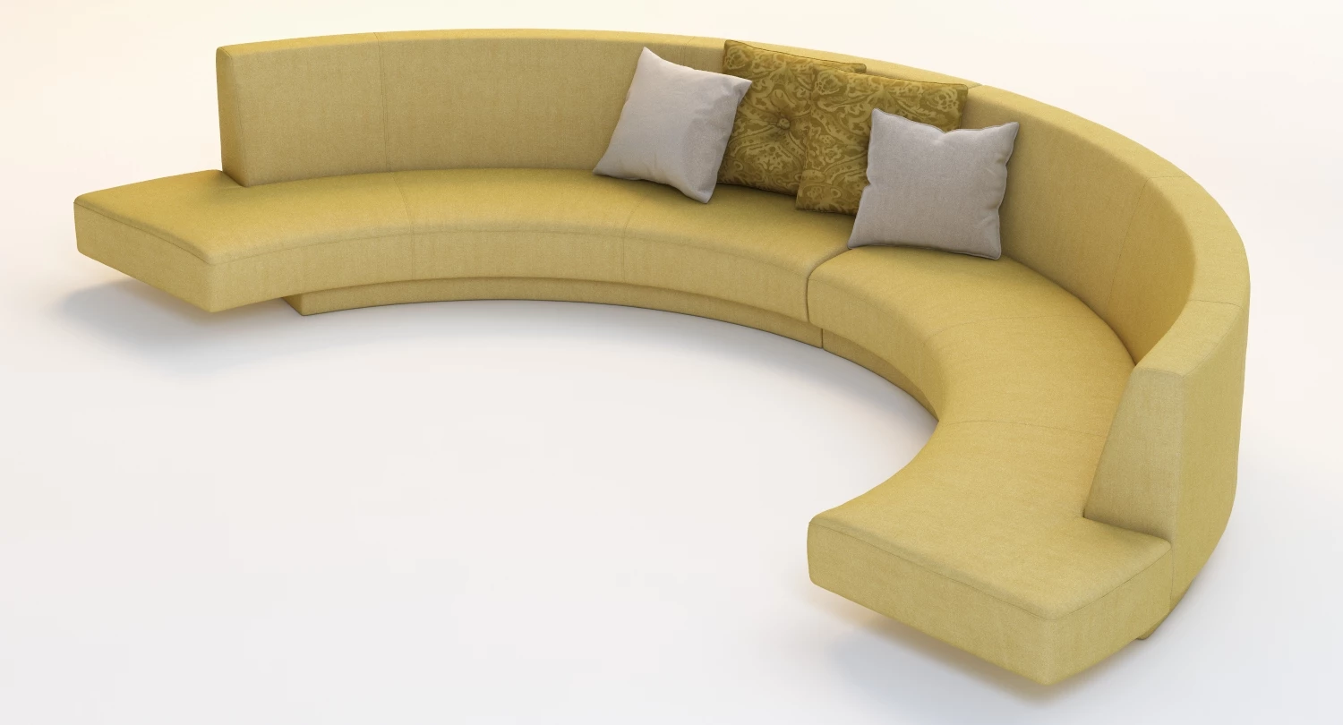 Melissa Curved Sofa 3D Model_04