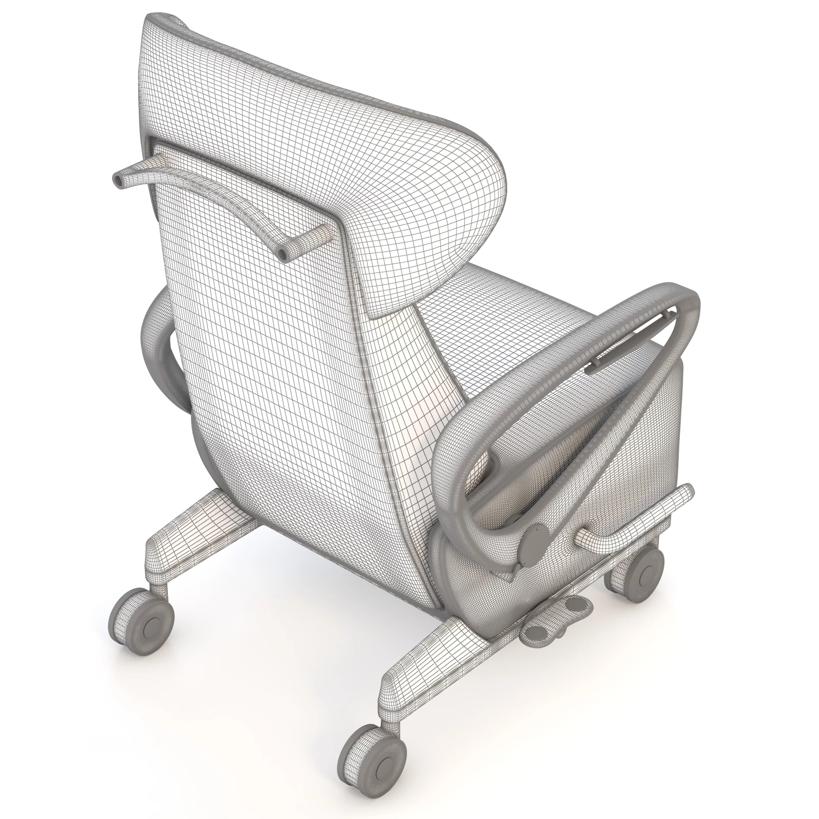 Nemschoff Ava Recliner Healthcare Chair With Pivoting Arms 3D Model_015