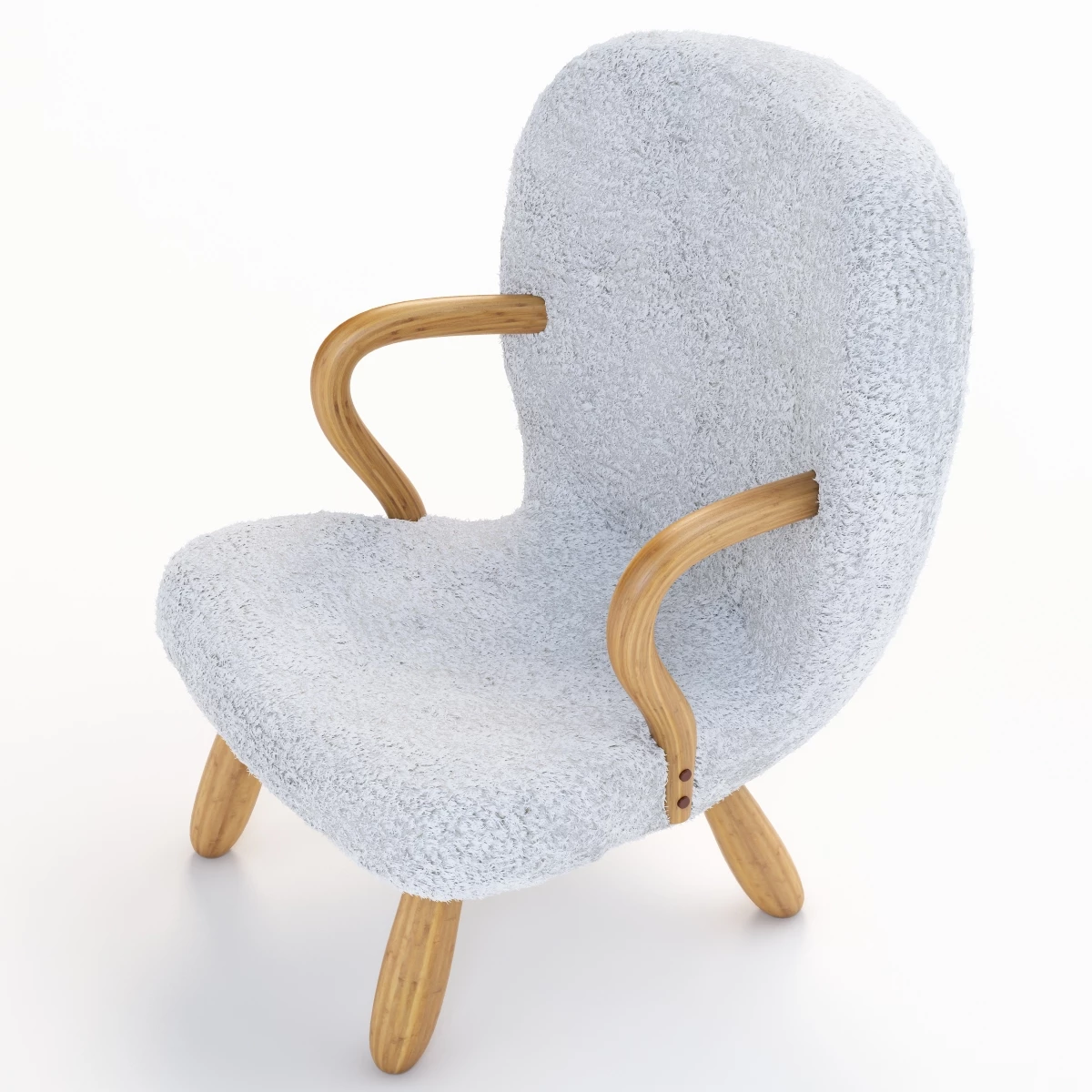 Philip Arctander Chair 3D Model_06