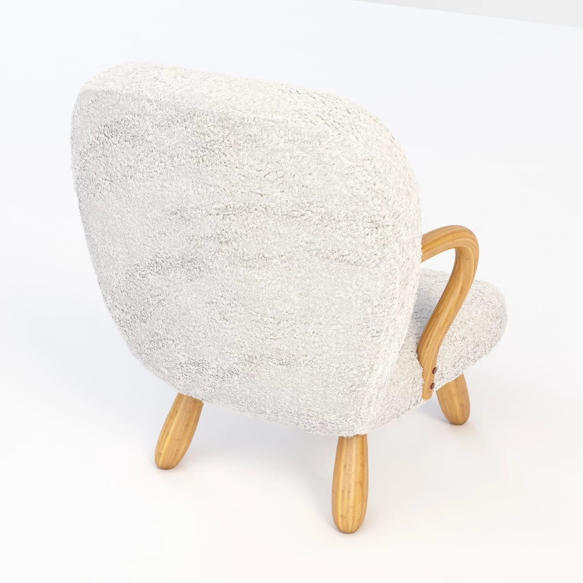 Philip Arctander Chair 3D Model_04