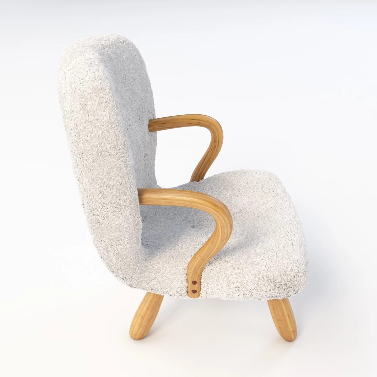 Philip Arctander Chair 3D Model_03