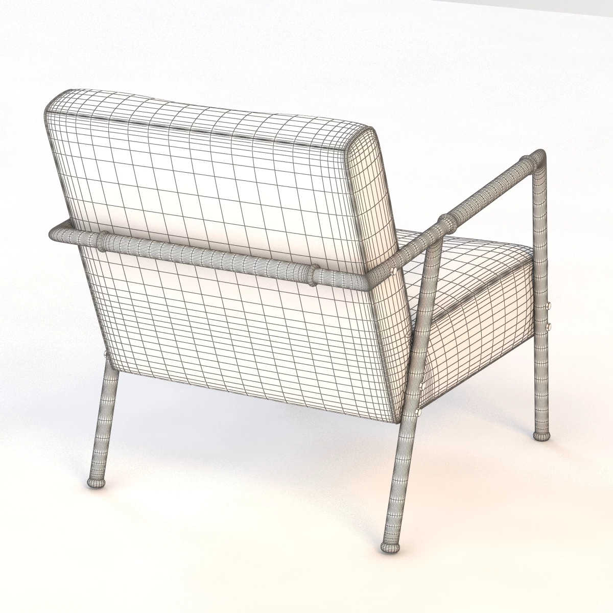 Pinto Lodge Armchair 3D Model_010