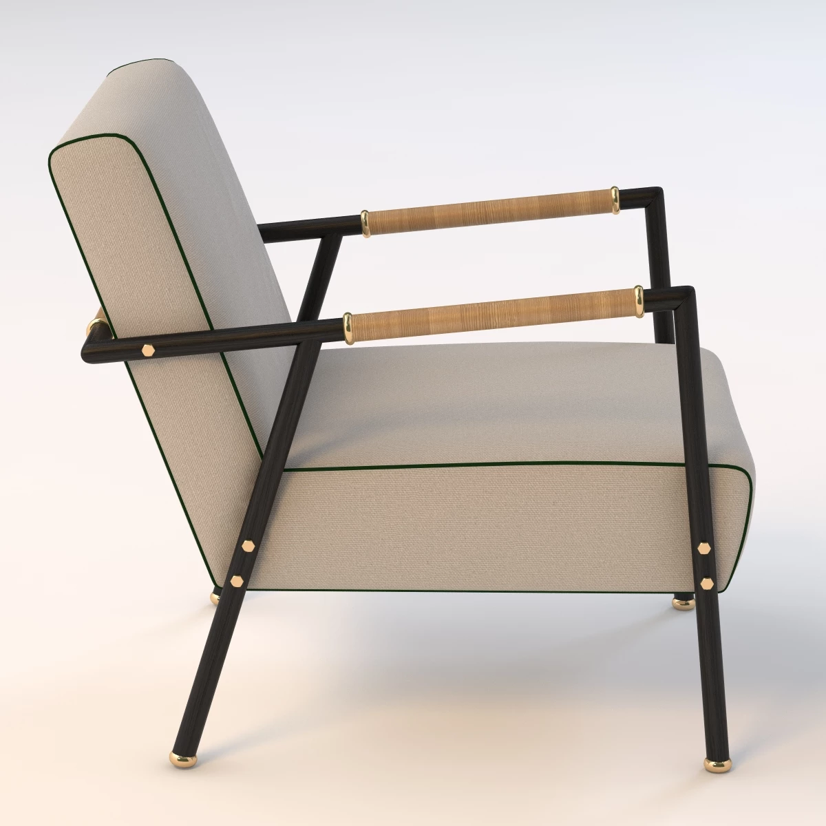 Pinto Lodge Armchair 3D Model_03