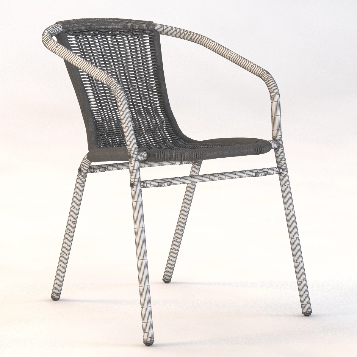 Rex Turquoise Chair 3D Model_09