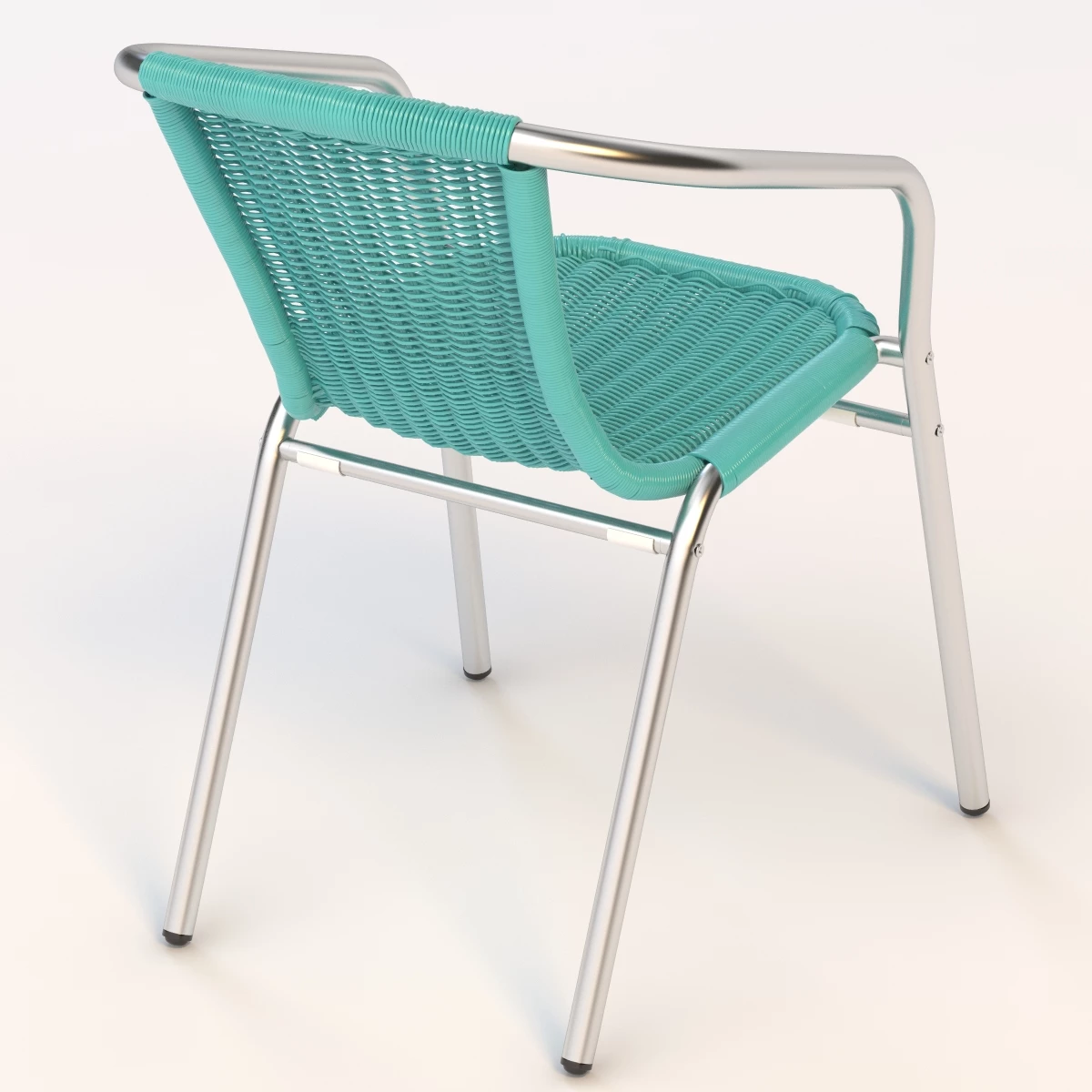 Rex Turquoise Chair 3D Model_04