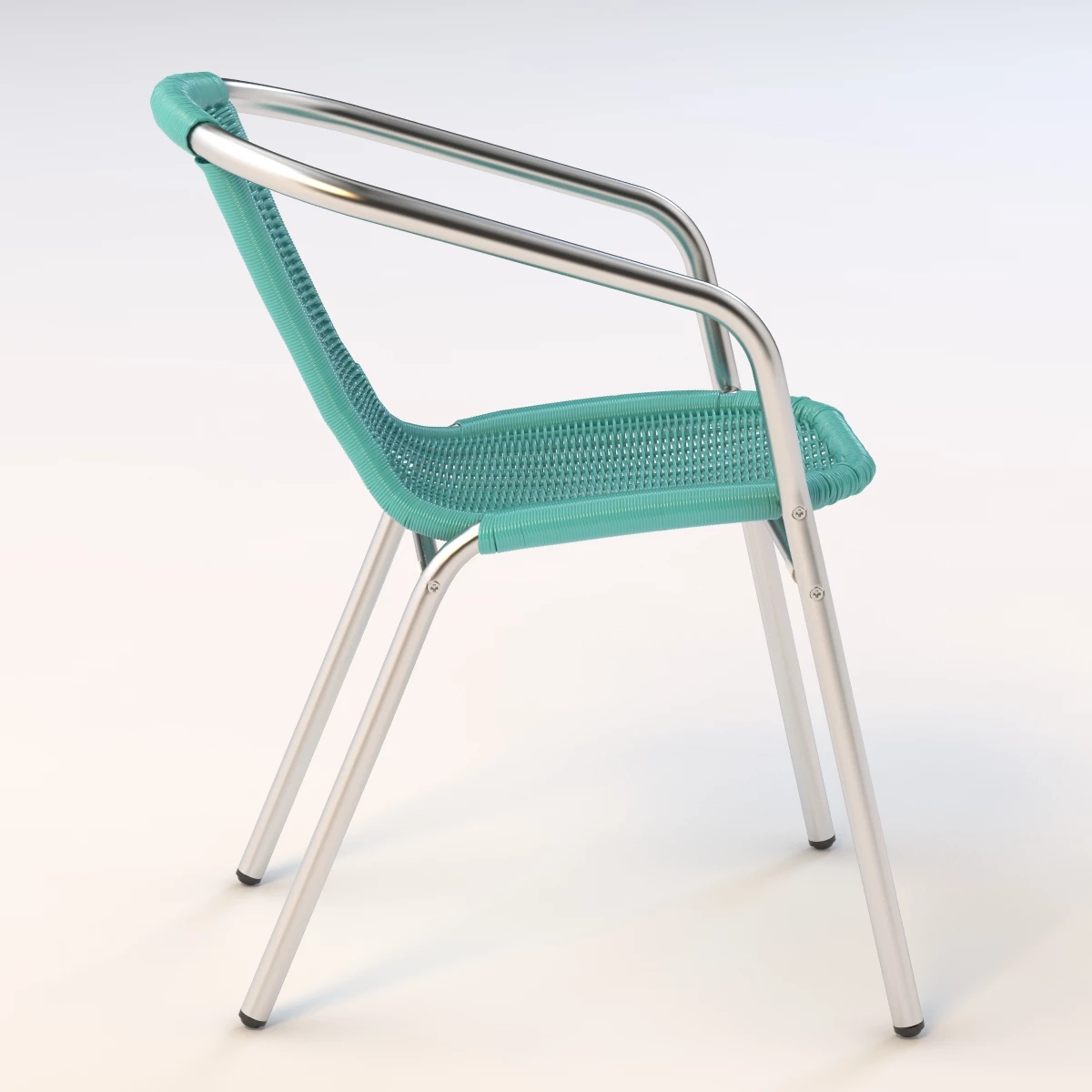 Rex Turquoise Chair 3D Model_03