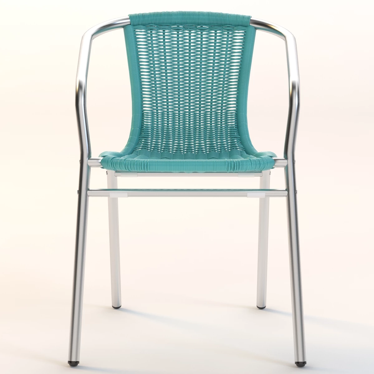 Rex Turquoise Chair 3D Model_08