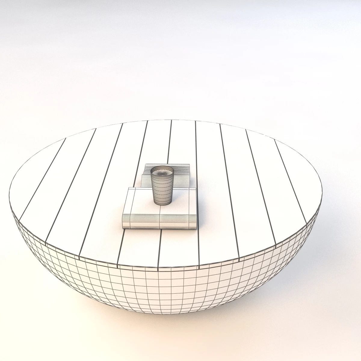 Semisfera Coffee Table 3D Model_010