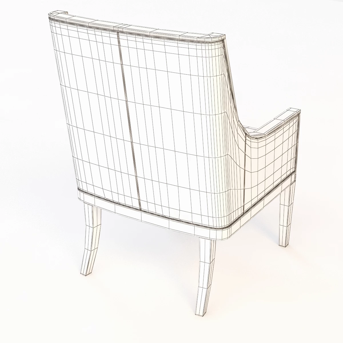 Sunpan Modern Cyrano Armchair 3D Model_011