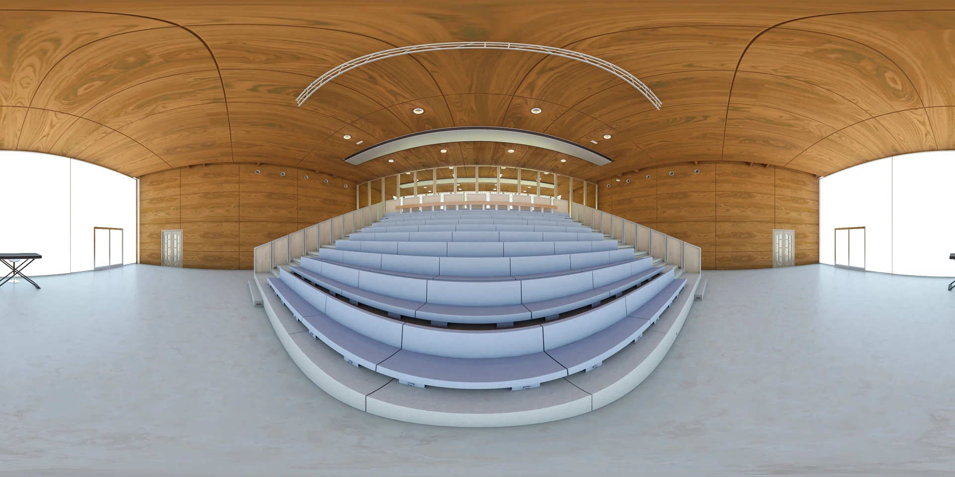 Truffaut Multi-Purpose Hall Theater Interior Scene 3D Model_08