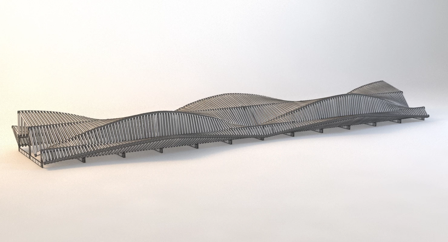 Uiliuili Bench 3D Model_011