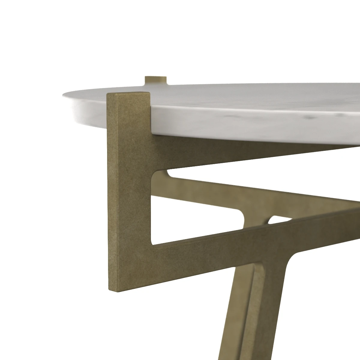 Anak Side White Table 3D Model_05