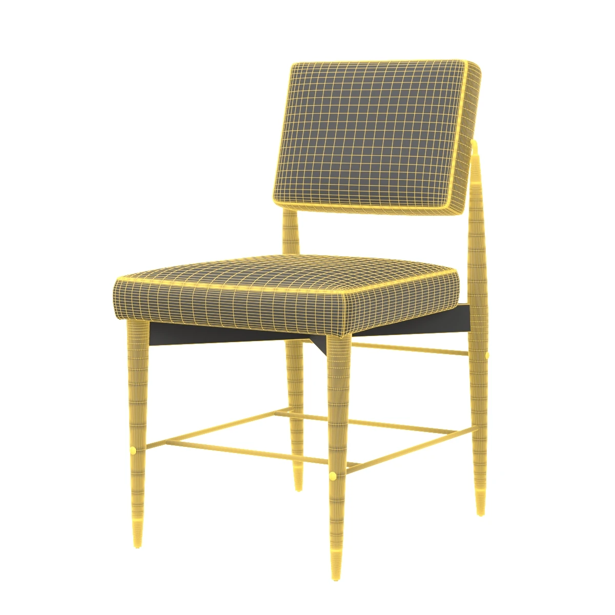 Anton Dining Chair 108409-001 3D Model_07