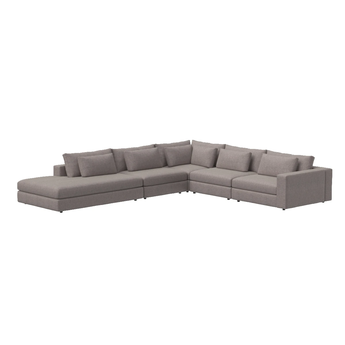 Atelier Bloor 4 Pc Raf Sectional W Ottoman Ches UATR-066-360-S3 3D Model_01