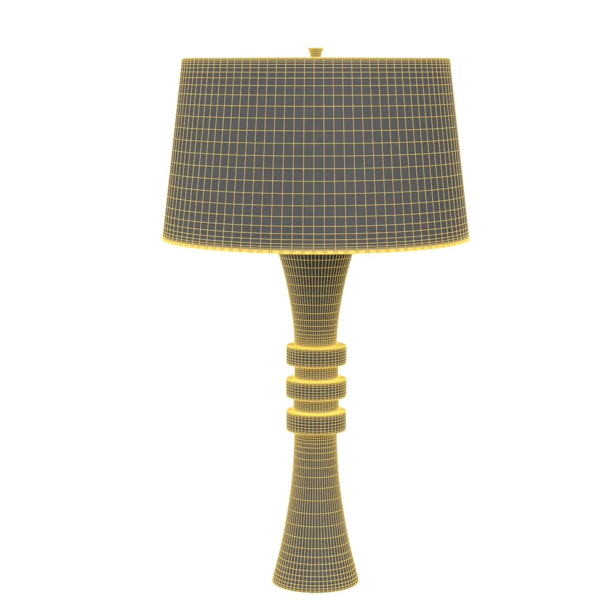 Banded Table Lamp R30086 3D Model_07