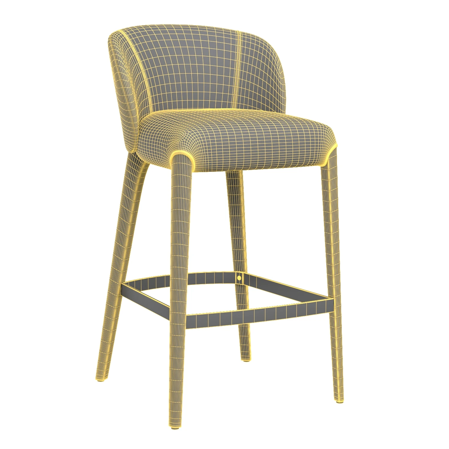 Bellevue 06 Barstool 3D Model_07