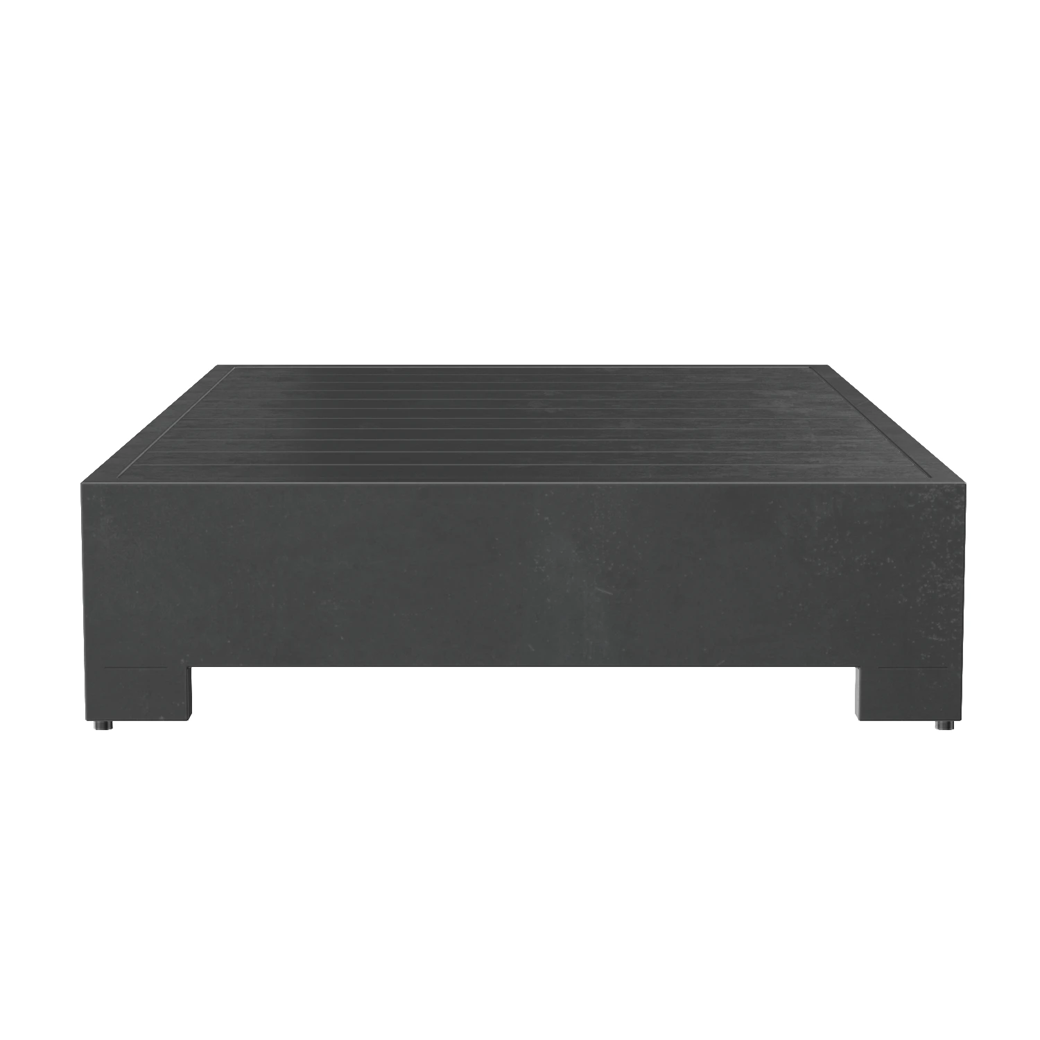 Belvedere Aluminum Rectangular Coffee Table 3D Model_03