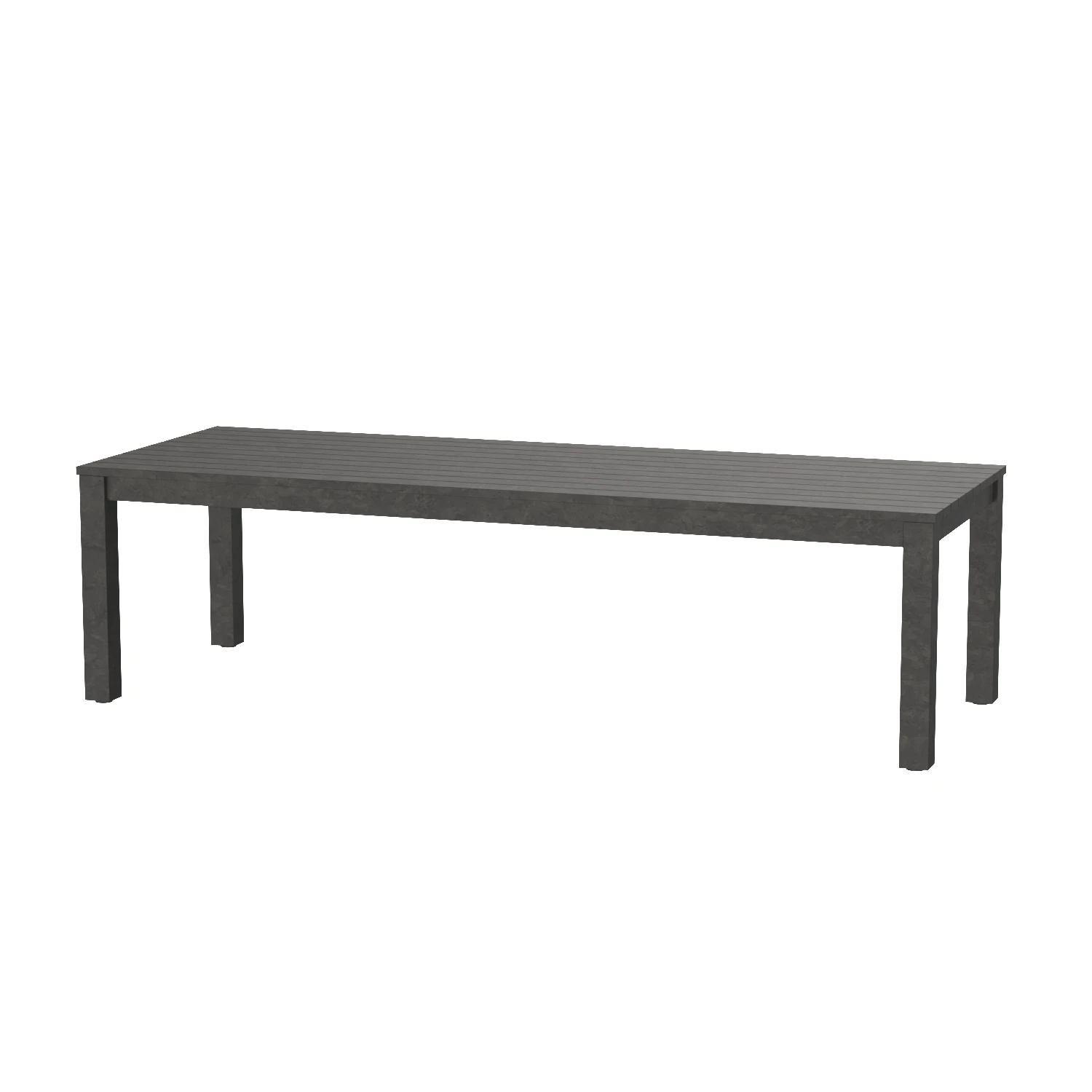 Belvedere Aluminum Rectangular Dining Table 3D Model_06