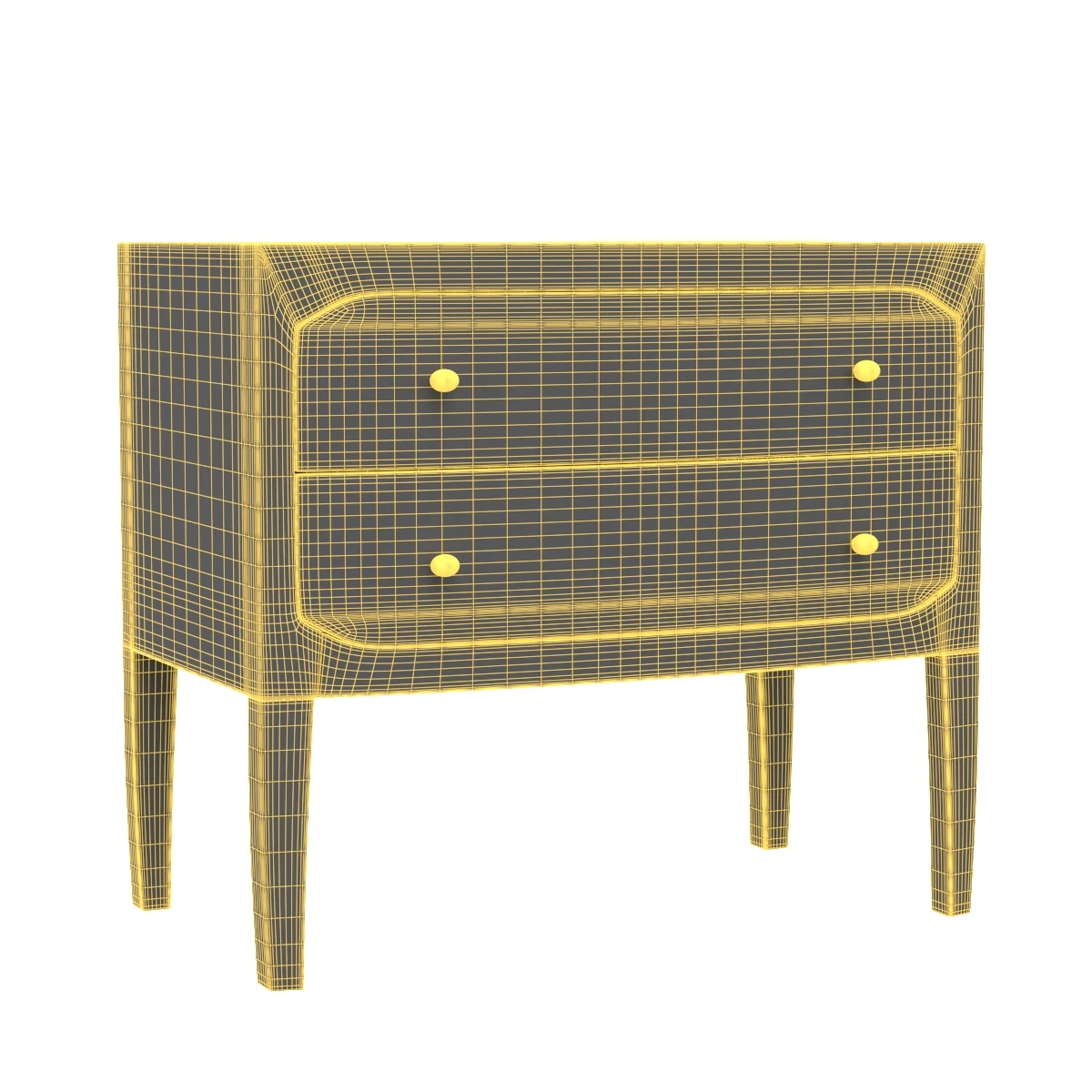 Blatchford 34 Nightstand Pottery Barn 3D Model_07