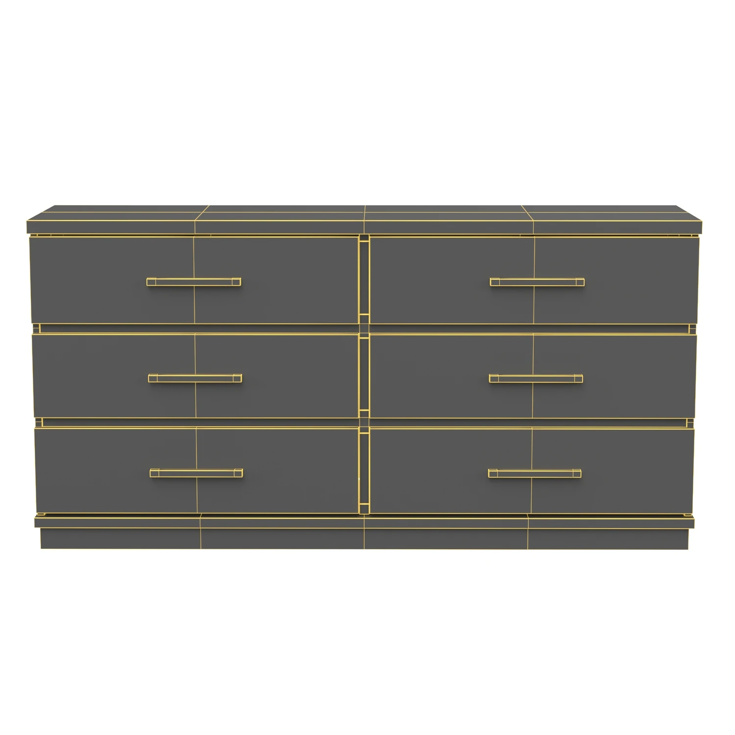 Bracco 6-Drawer Dresser 1769-5 3D Model_07