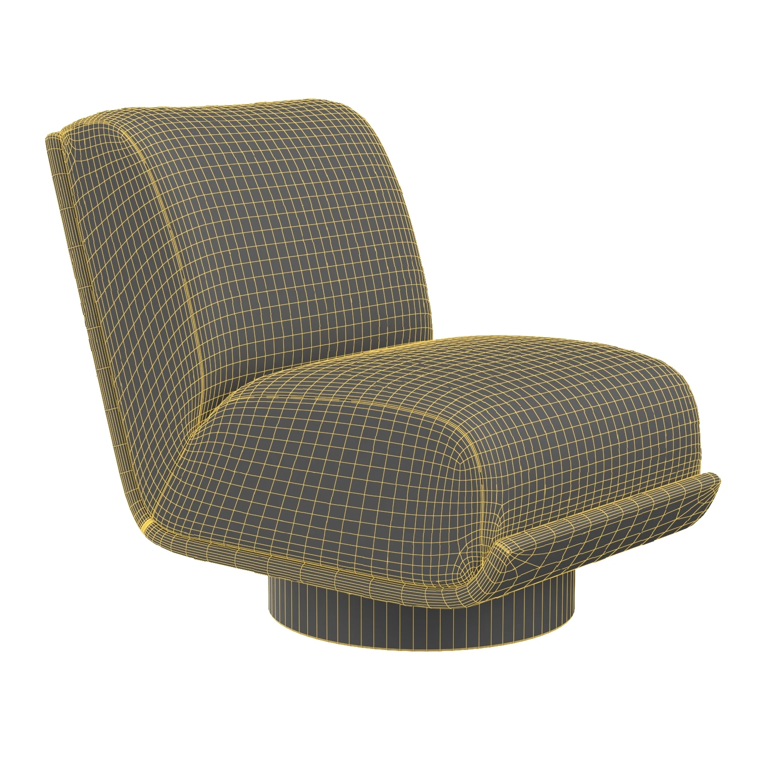 Bronwyn Swivel Chair 3D Model_07