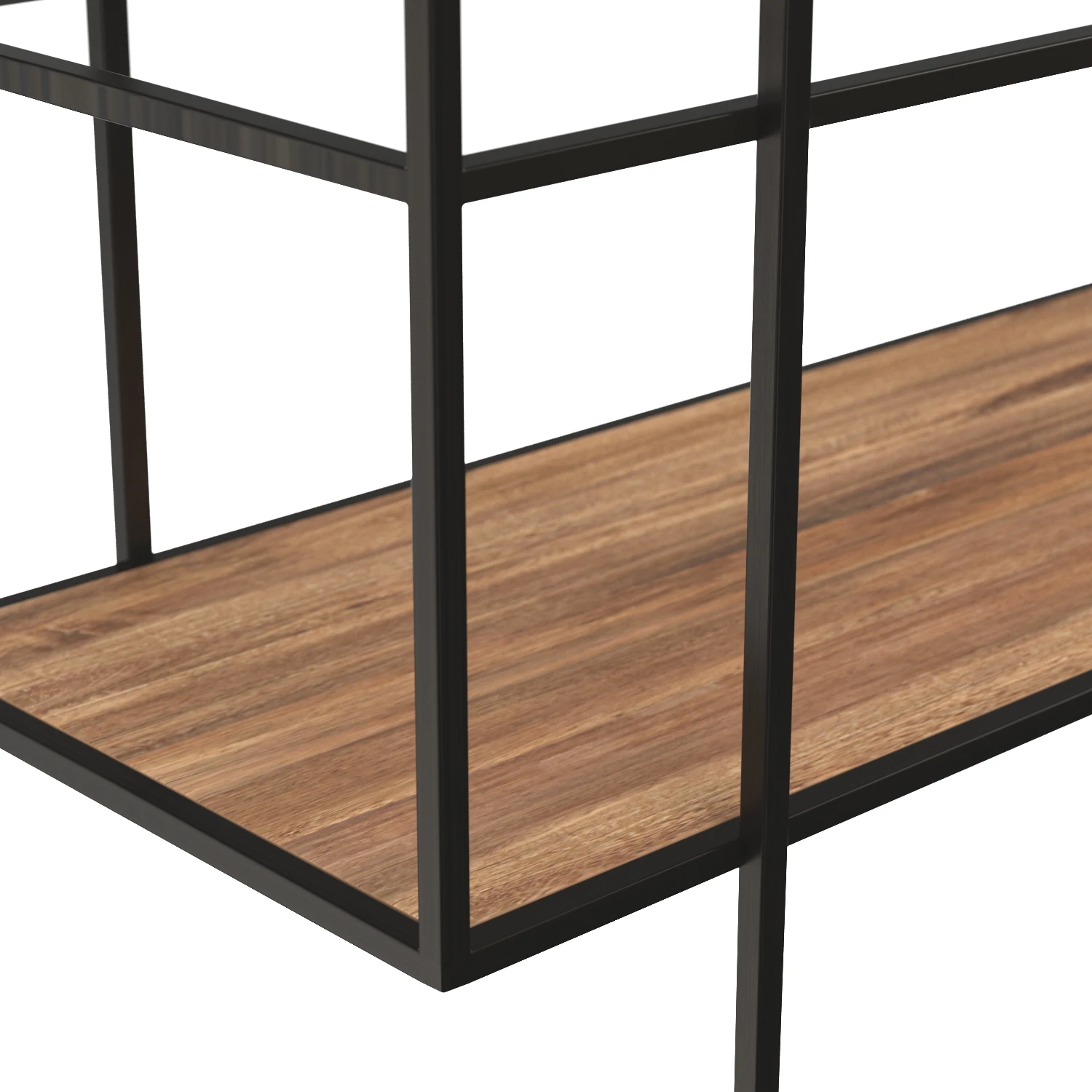 Byron Metal and Glass Media Console 3D Model_05