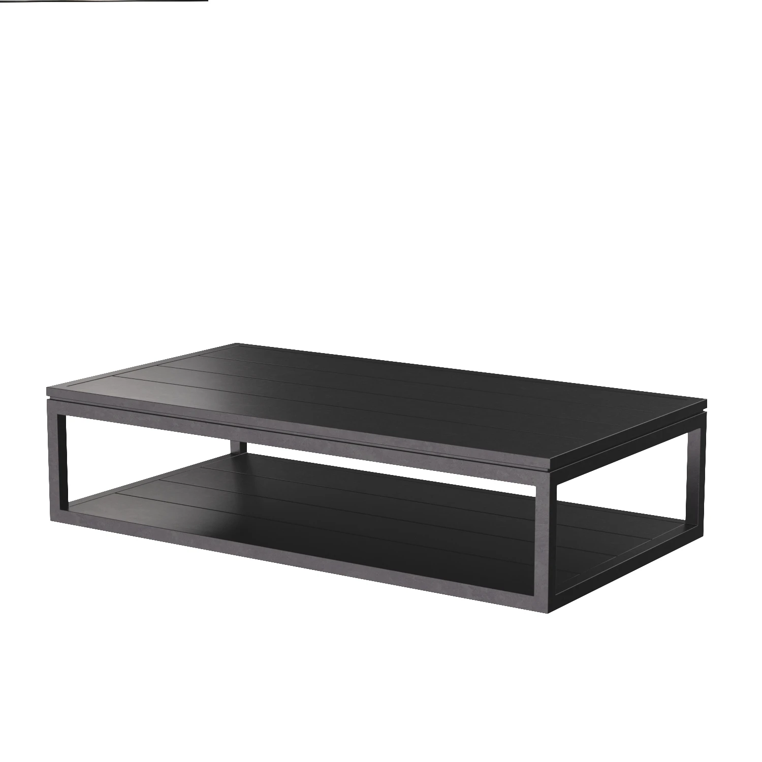 Capri Aluminum Coffee Table 3D Model_06