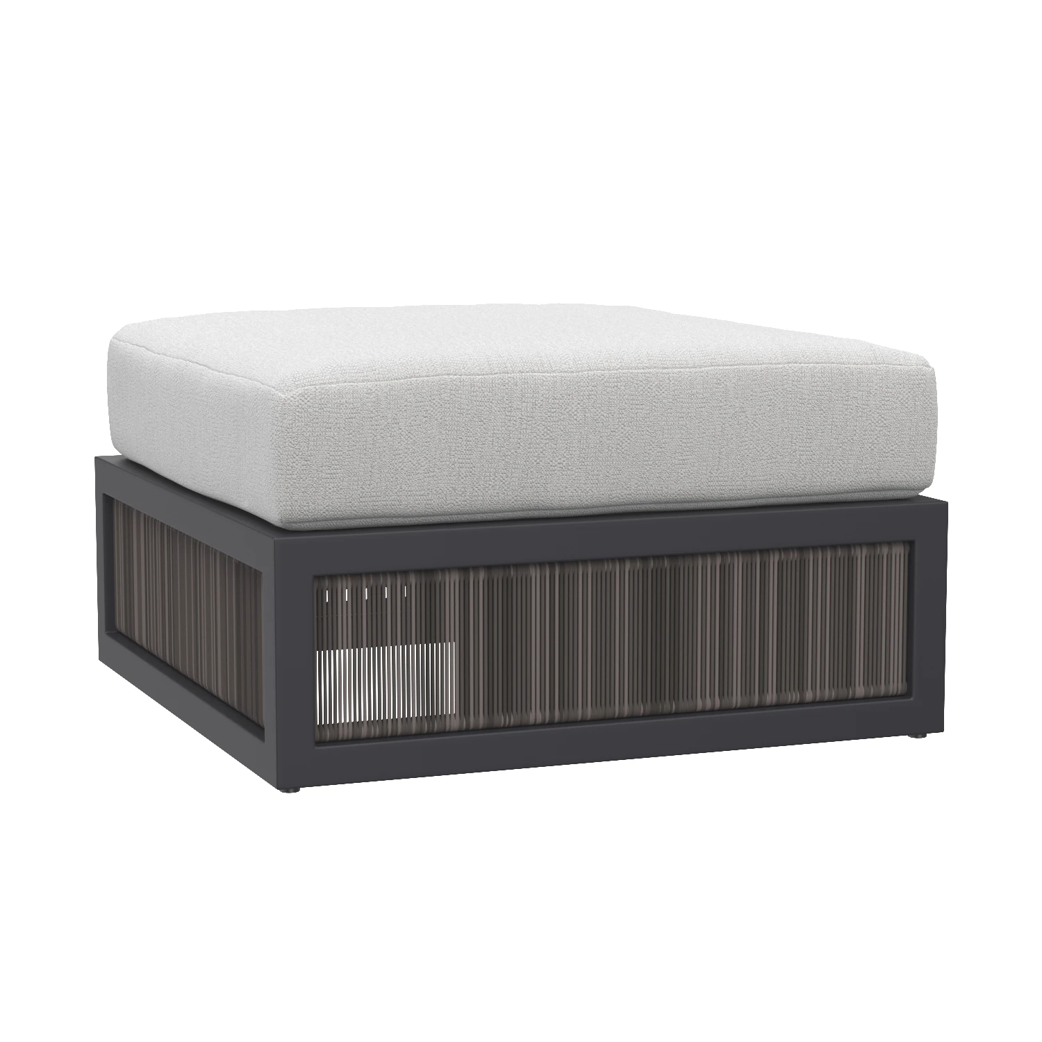 Capri Aluminum Ottoman 3D Model_01