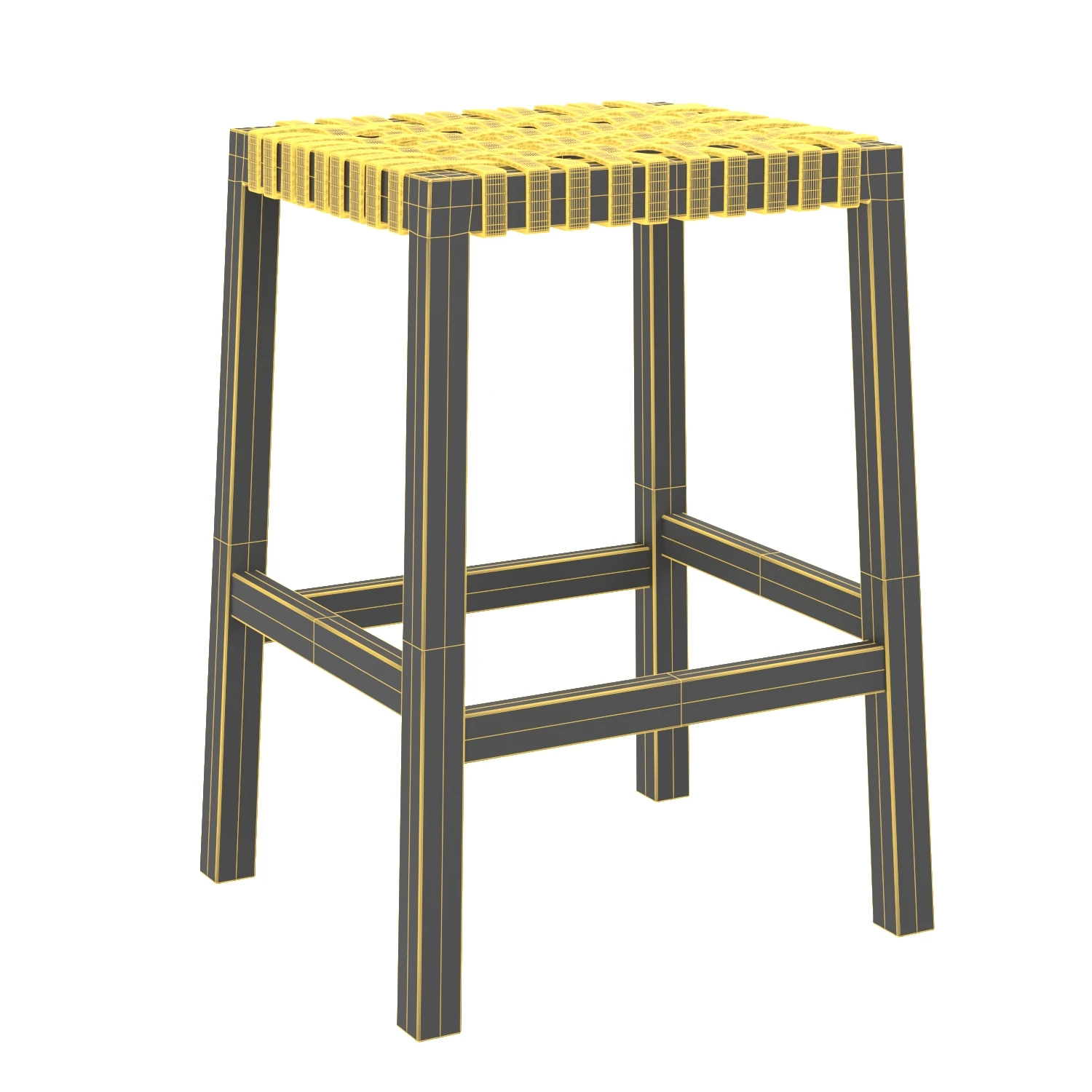 Capri Counter Stool 3D Model_07