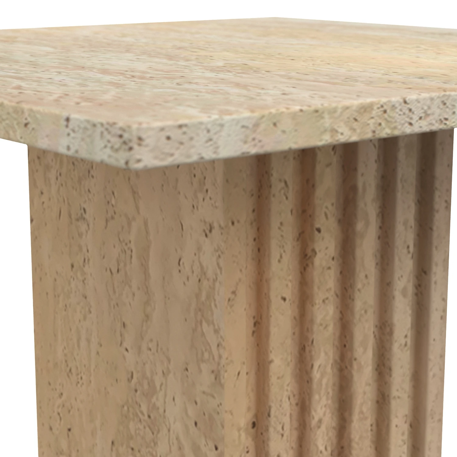 Carve Travertine Small Cocktail Table 3D Model_05