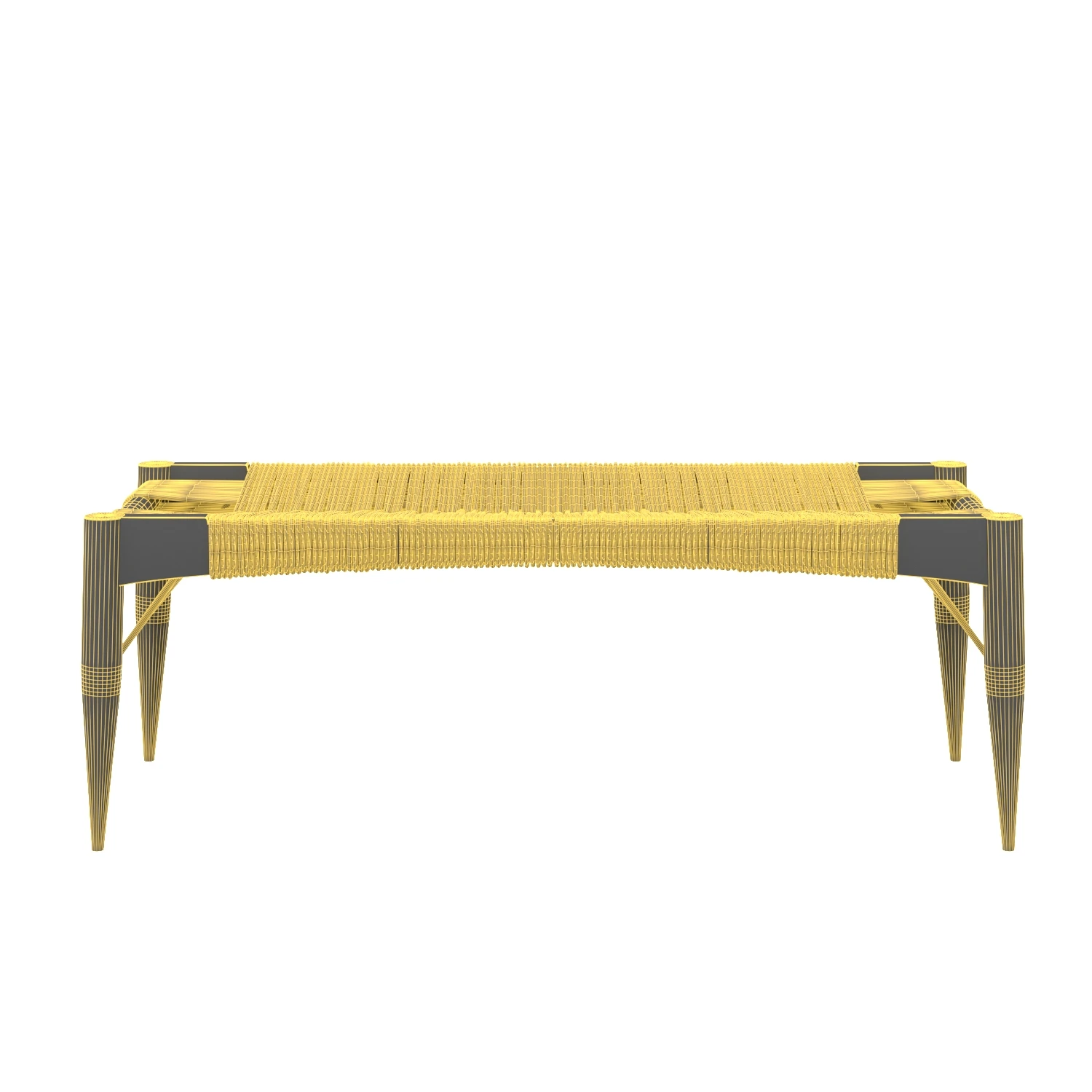 CB2 wrap bench 3D Model_07