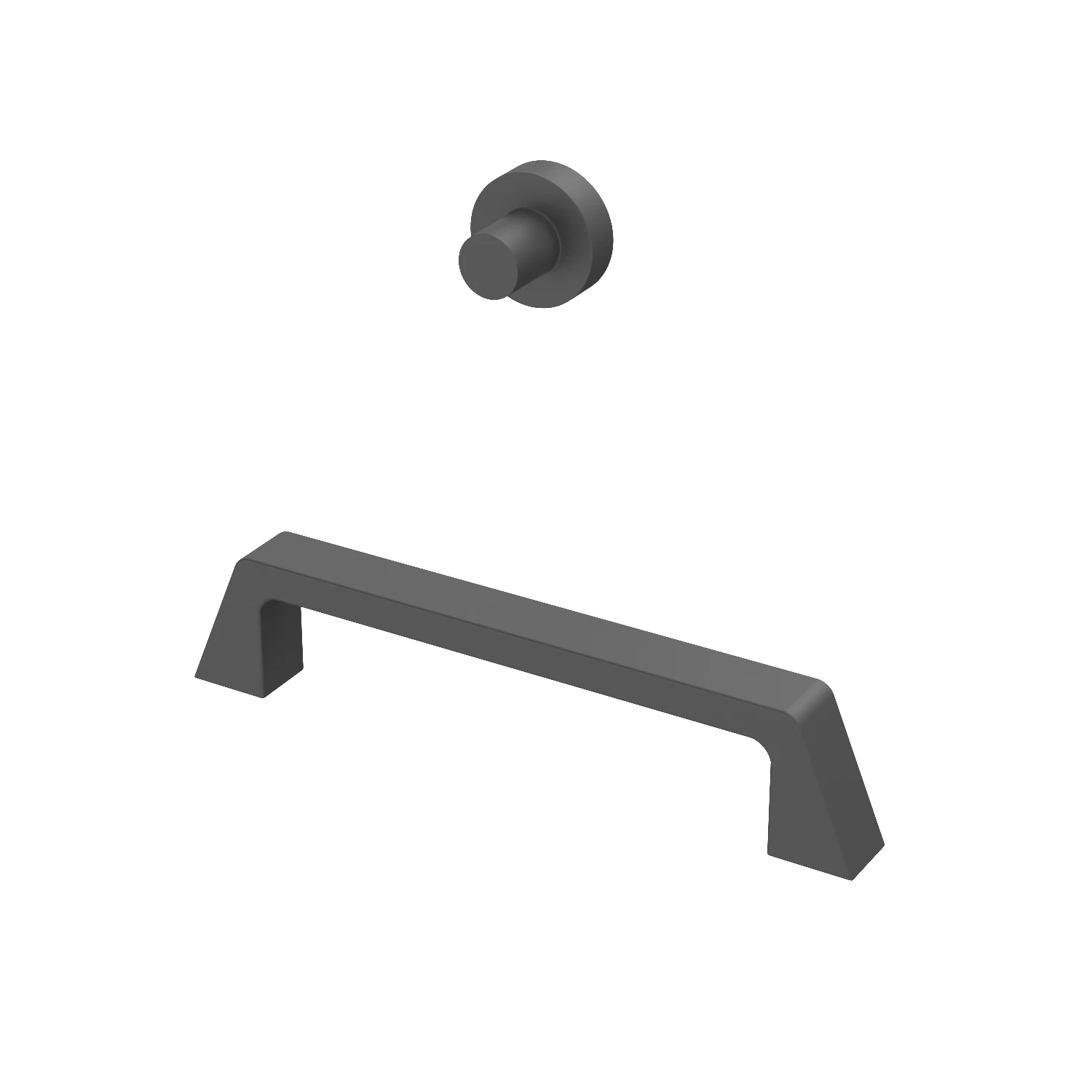 Center Handle Cabinet Pull BP55277BBR 3D Model_06