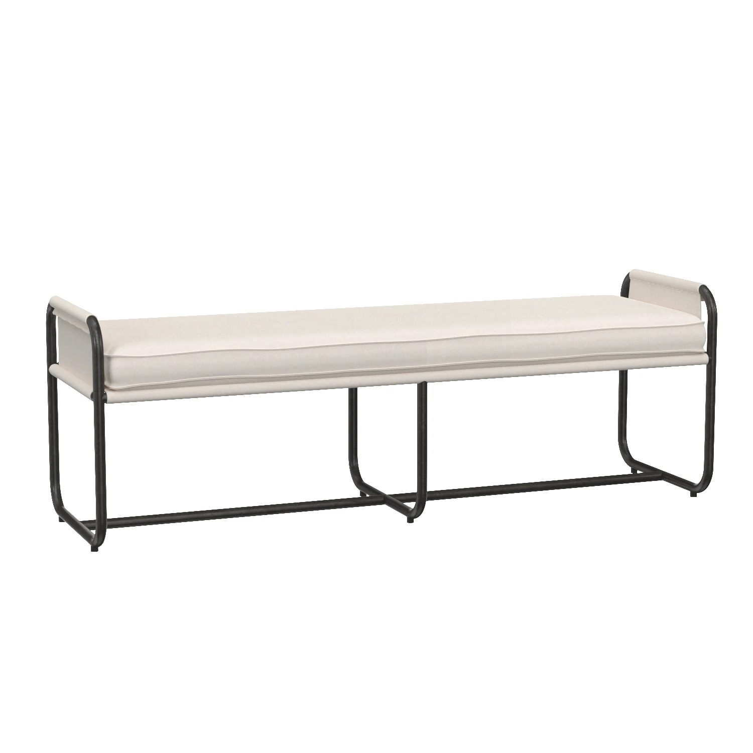 Cheswick Linen Bench 3D Model_01