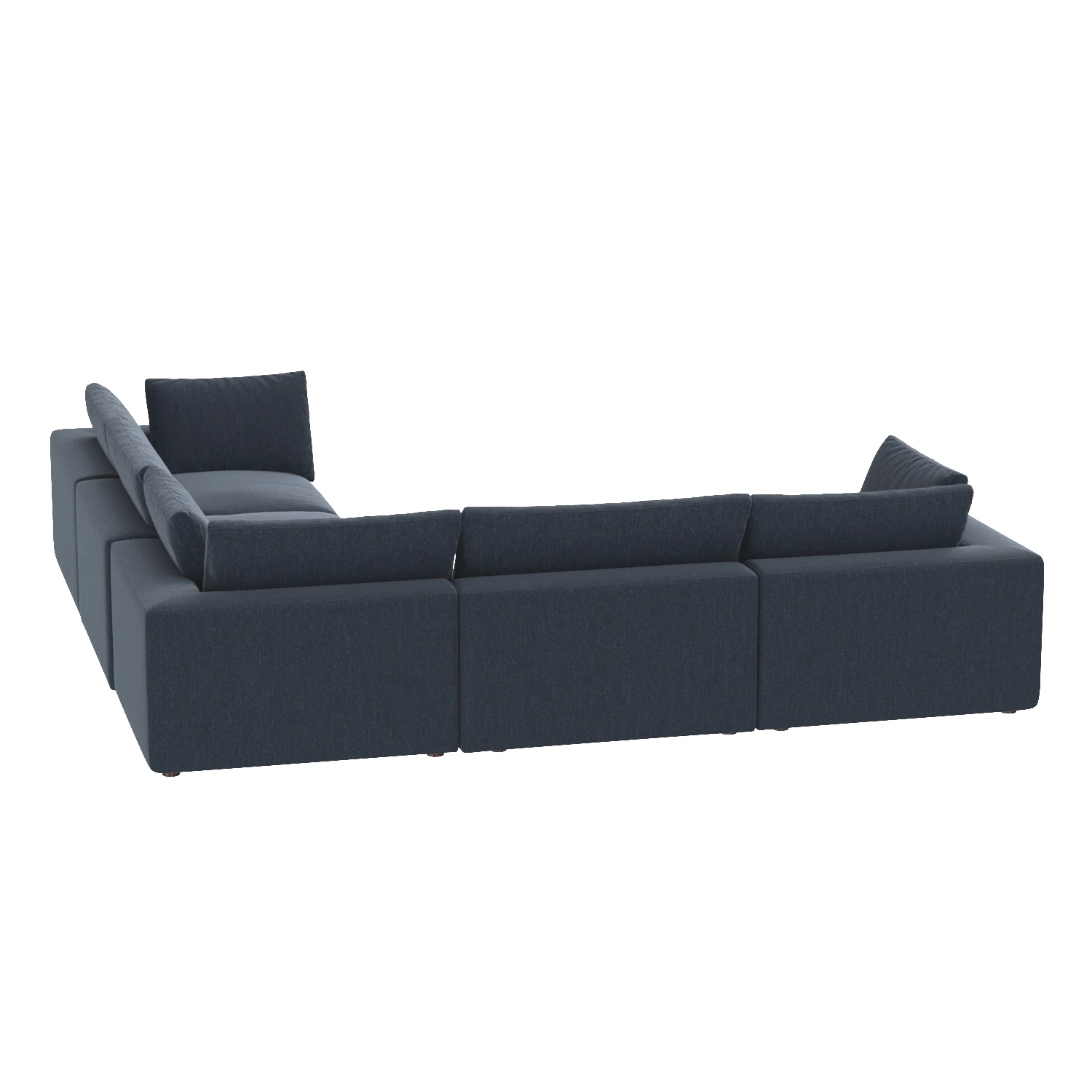 Commix Down Filled Overstuffed 5 Piece Sectional Sofa Set EEI-3359-AZU 3D Model_06